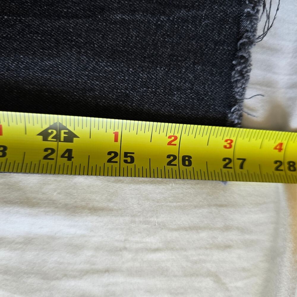 Sandro Paris Womens High Waisted Ankle Raw Hem Slim Jeans Size-S (36) Black - Picture 11 of 11